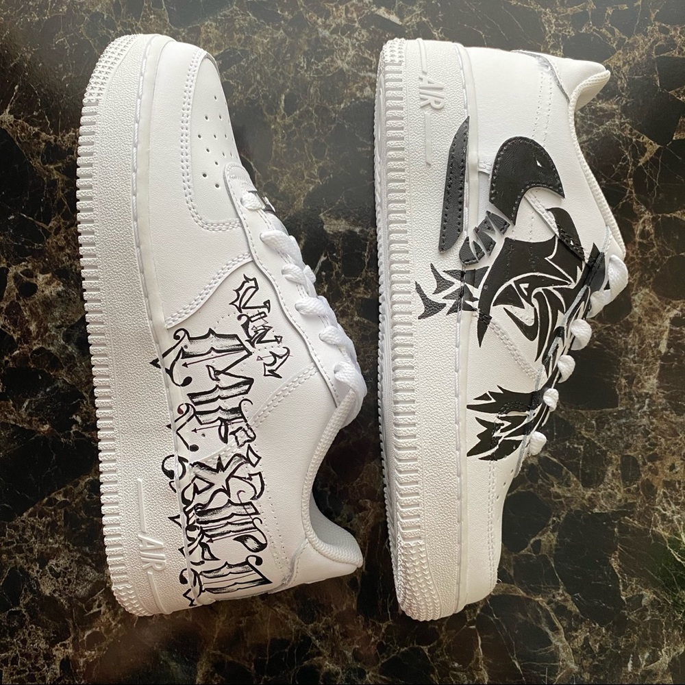 Nike Custom Mexico Air Force 1s - Picture 1 of 12